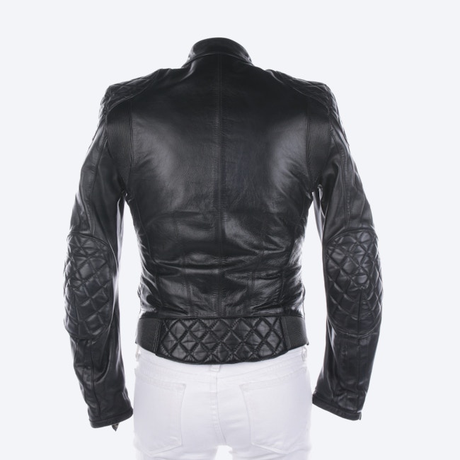 Image 2 of Leather Jacket 44 Black in color Black | Vite EnVogue