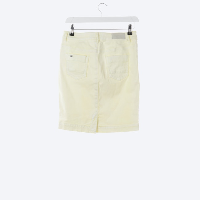 Image 2 of Skirt 34 Yellow in color Yellow | Vite EnVogue
