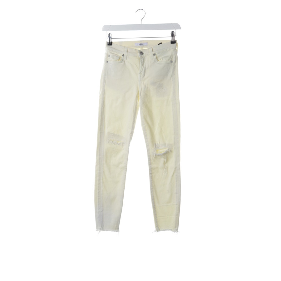 Image 1 of Jeans W24 Pastel yellow in color Yellow | Vite EnVogue