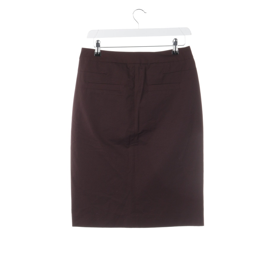 Image 2 of Skirt 36 Maroon in color Red | Vite EnVogue