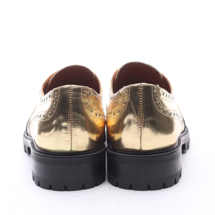 Image 3 of Loafers EUR 41 Gold in color Metallic | Vite EnVogue
