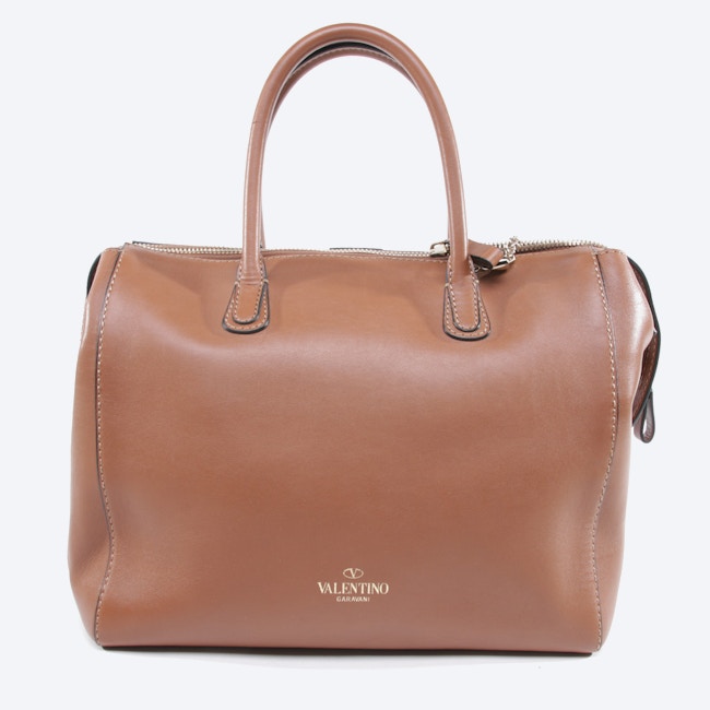 Image 2 of Rockstud Handbag Cognac in color Brown | Vite EnVogue