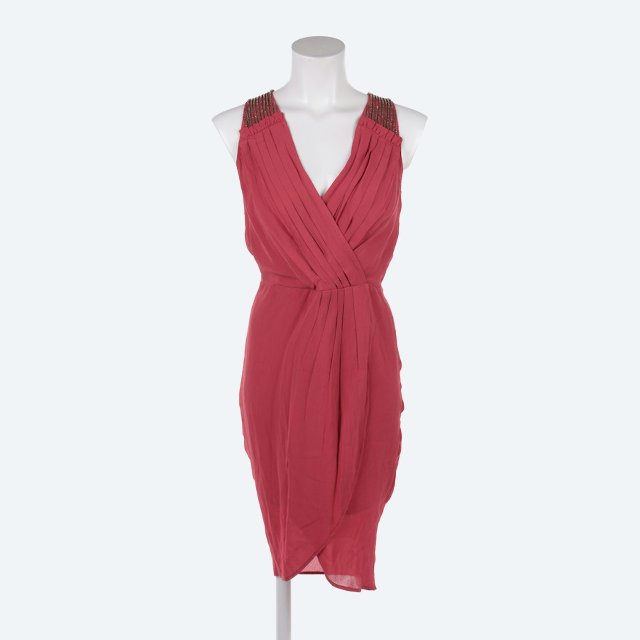 Image 1 of Dress 34 Light Red in color Red | Vite EnVogue