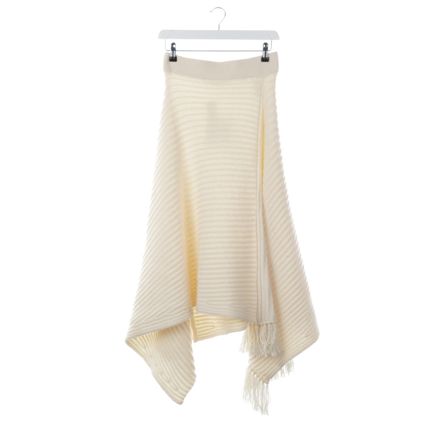 Image 1 of Cashmere Skirt S Beige in color White | Vite EnVogue