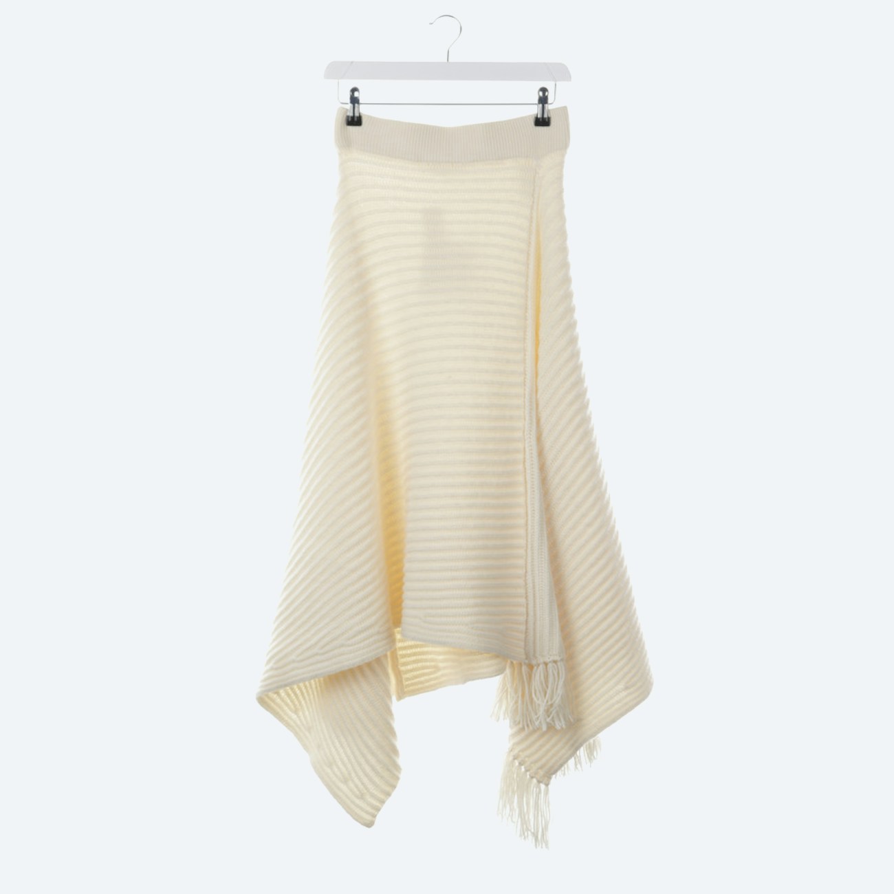 Image 1 of Cashmere Skirt S Beige in color White | Vite EnVogue