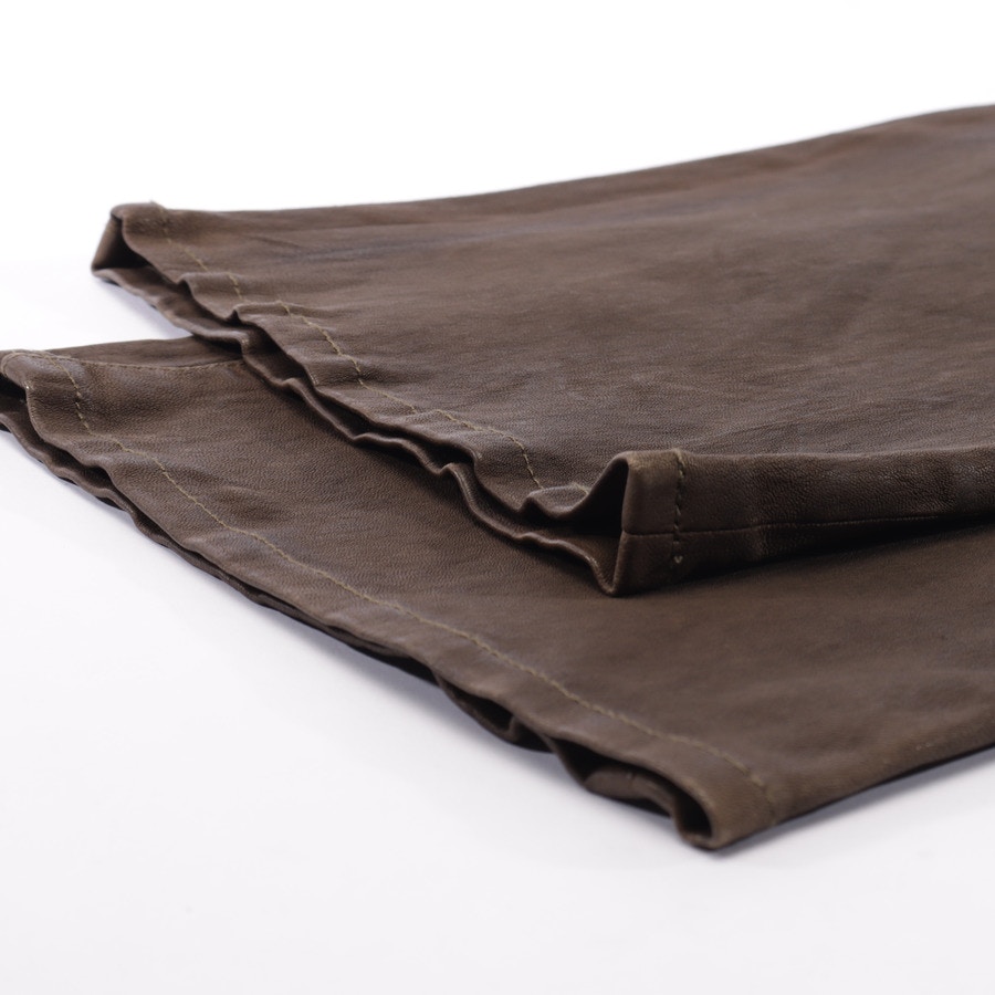 Image 3 of Leather Pants W30 Cognac in color Brown | Vite EnVogue