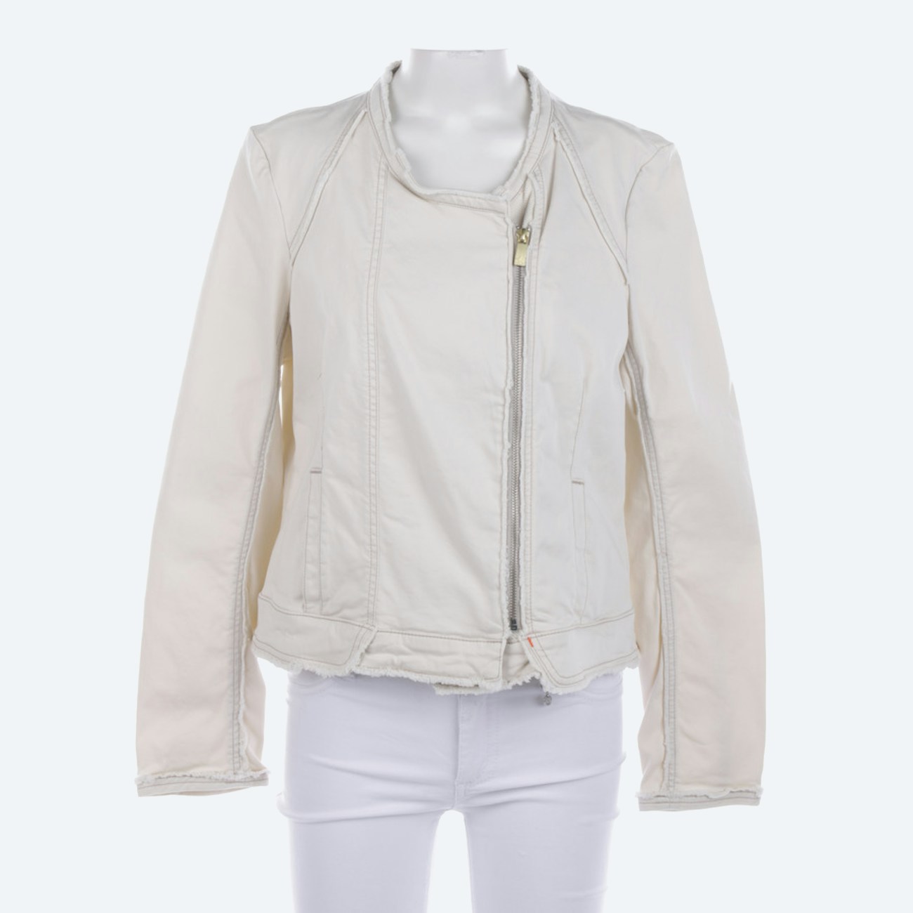 Image 1 of Between-seasons Jacket 42 Grège in color White | Vite EnVogue