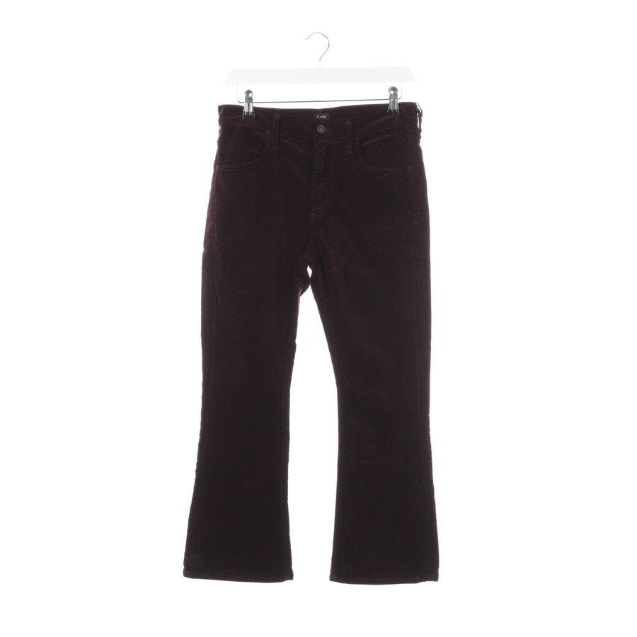 Image 1 of Trousers W27 Bordeaux in color Red | Vite EnVogue