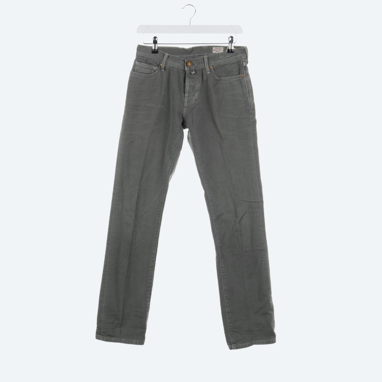 Image 1 of Trousers W30 Gray green in color Gray | Vite EnVogue