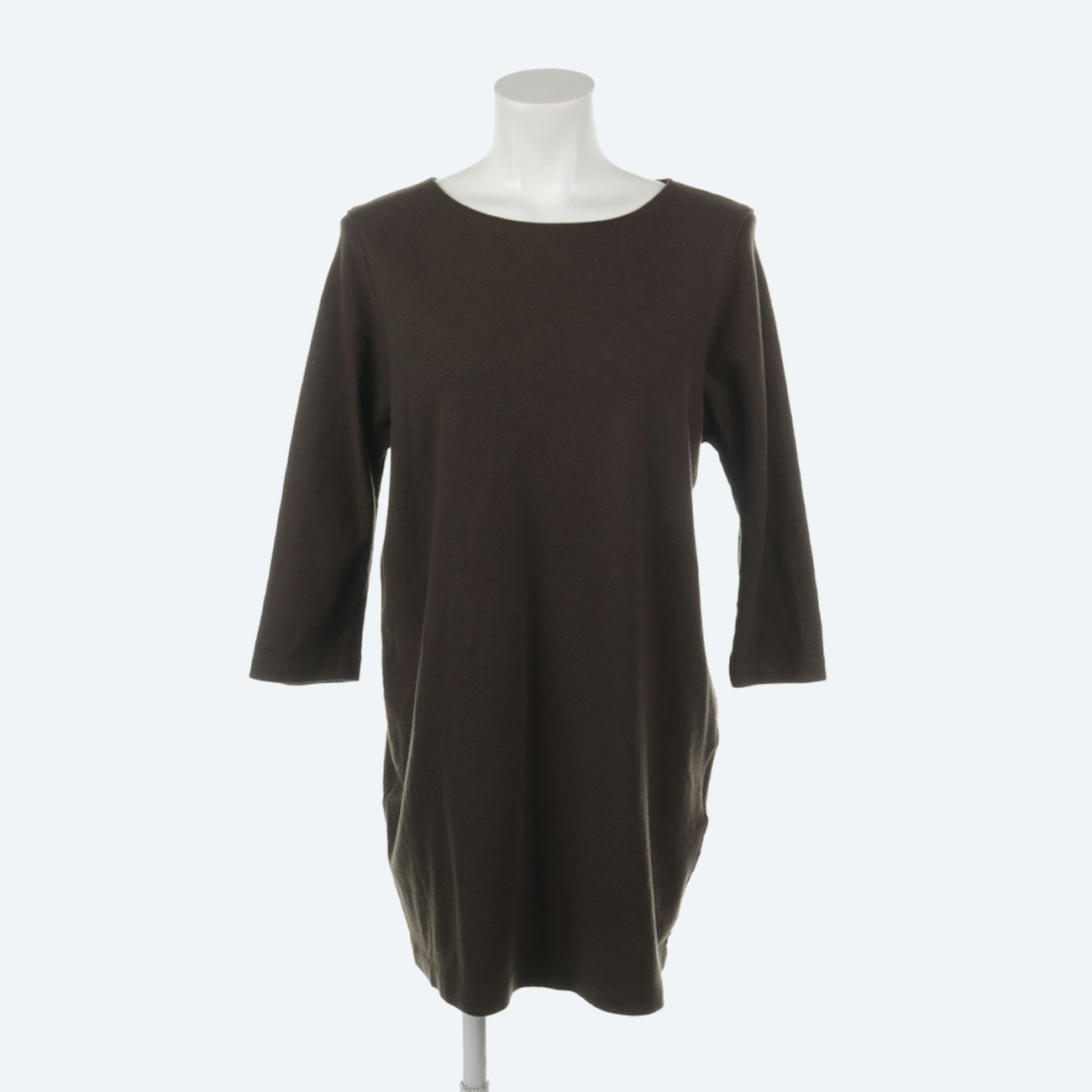 Image 1 of Wool Dress 36 Darkolivegreen in color Green | Vite EnVogue