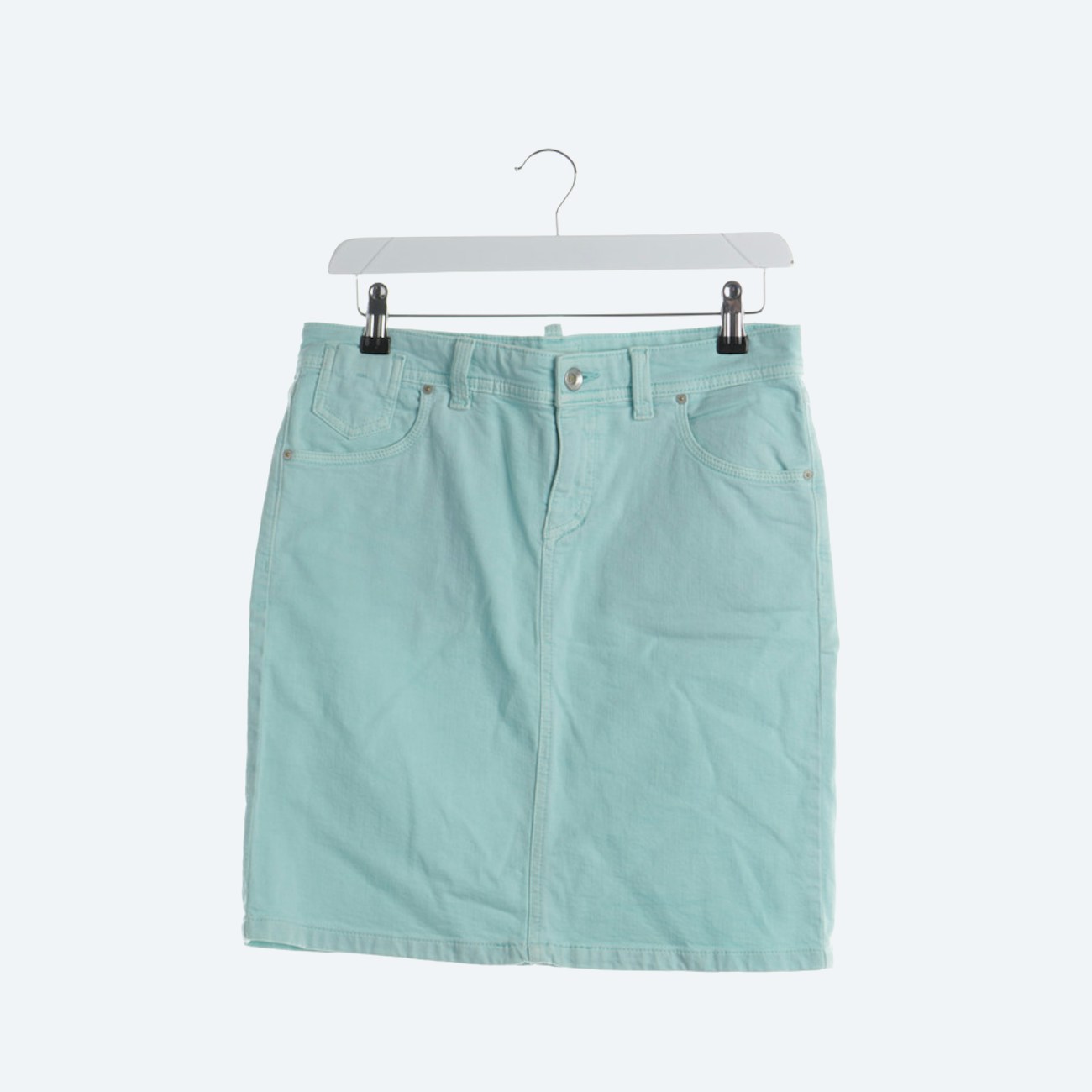 Image 1 of Skirt W27 Pastel green in color Green | Vite EnVogue