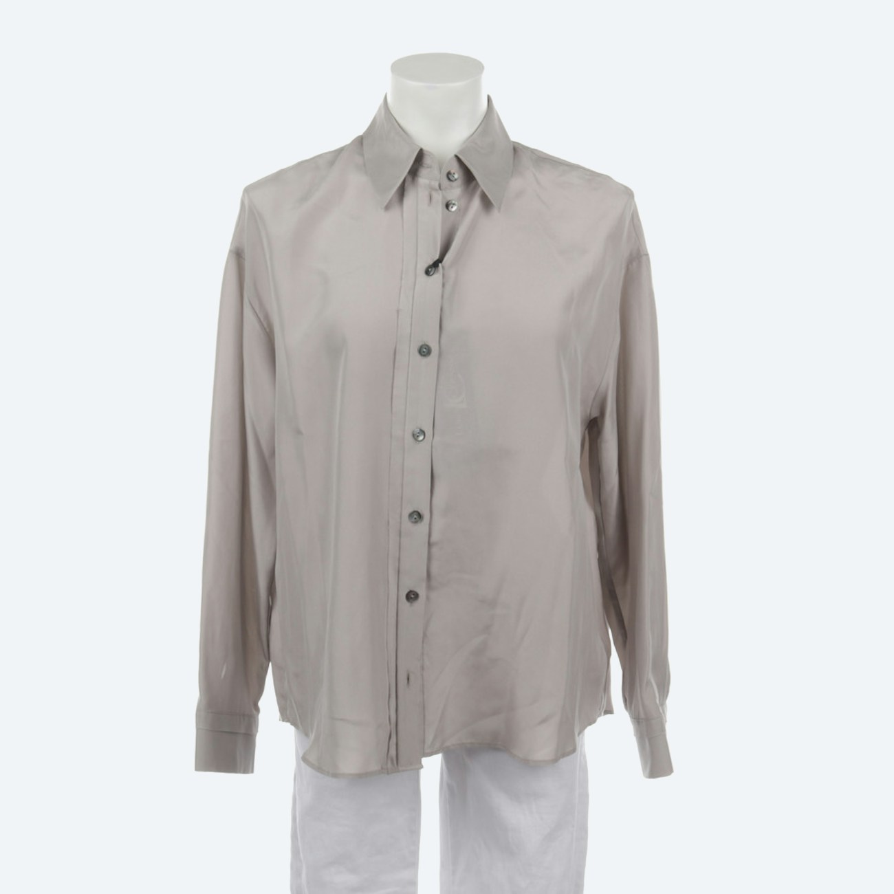 Image 1 of Silk Shirt 34 Gray in color Gray | Vite EnVogue