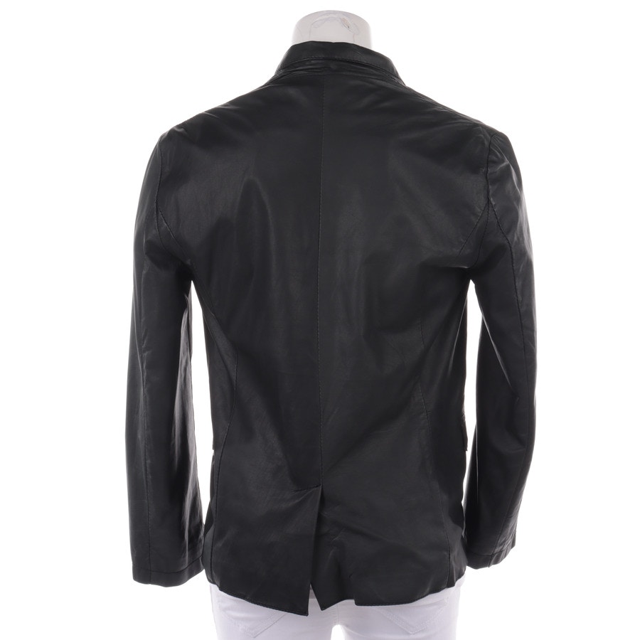 Image 2 of LeatherJacket 40 Gray green in color Gray | Vite EnVogue
