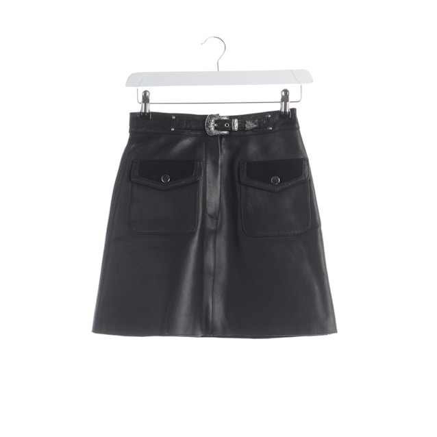 Image 1 of Leather Skirt 32 Black | Vite EnVogue