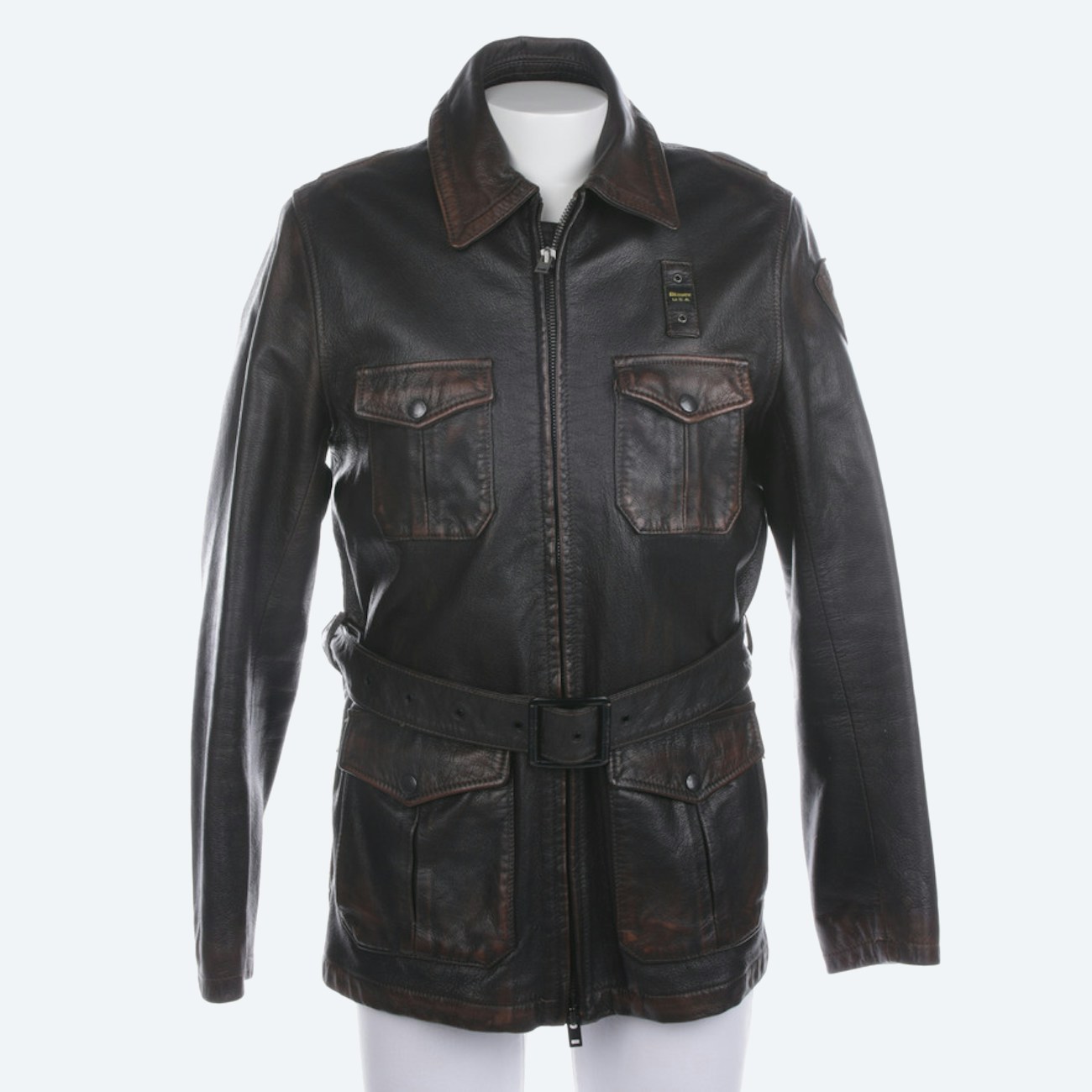 Image 1 of Leather Jacket 2XL Cognac in color Brown | Vite EnVogue