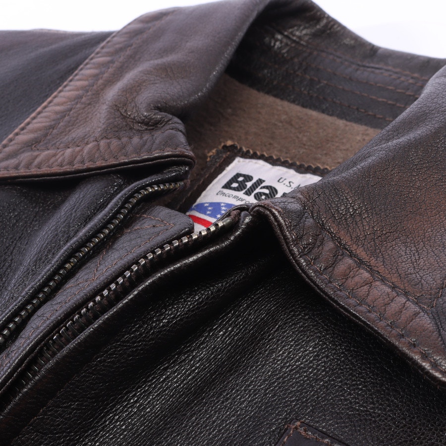 Image 3 of Leather Jacket 2XL Cognac in color Brown | Vite EnVogue