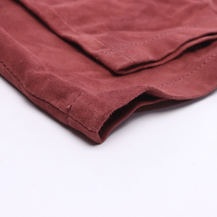 Image 3 of Leather Pants 34 Bordeaux in color Red | Vite EnVogue