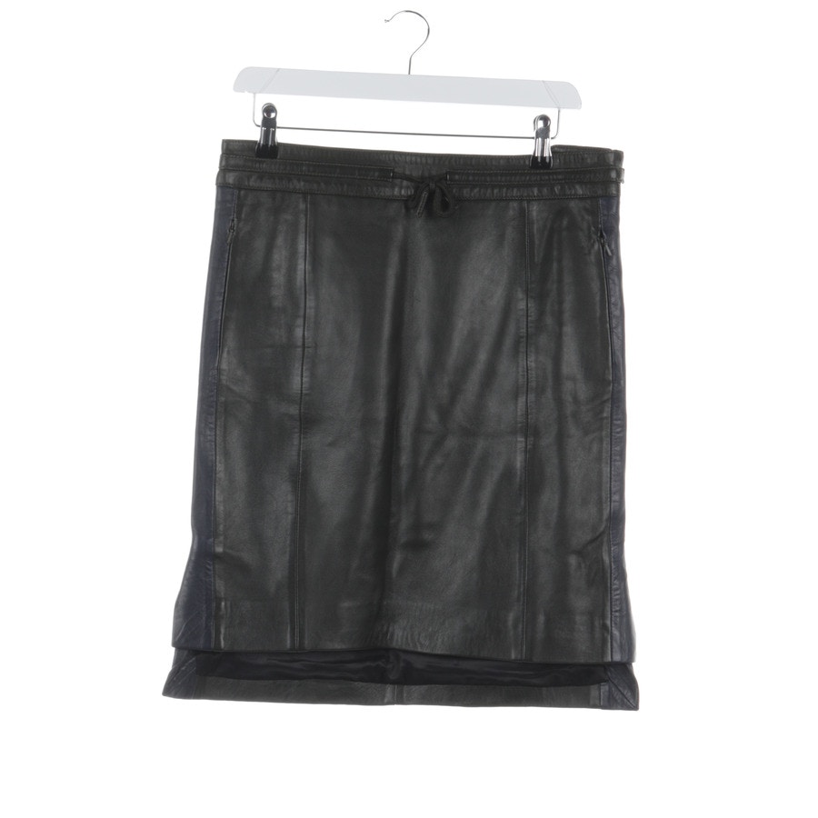 Image 1 of Leather Skirt 36 Darkgreen in color Green | Vite EnVogue