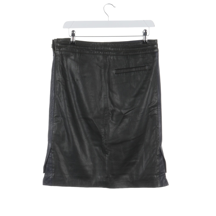 Image 2 of Leather Skirt 36 Darkgreen in color Green | Vite EnVogue