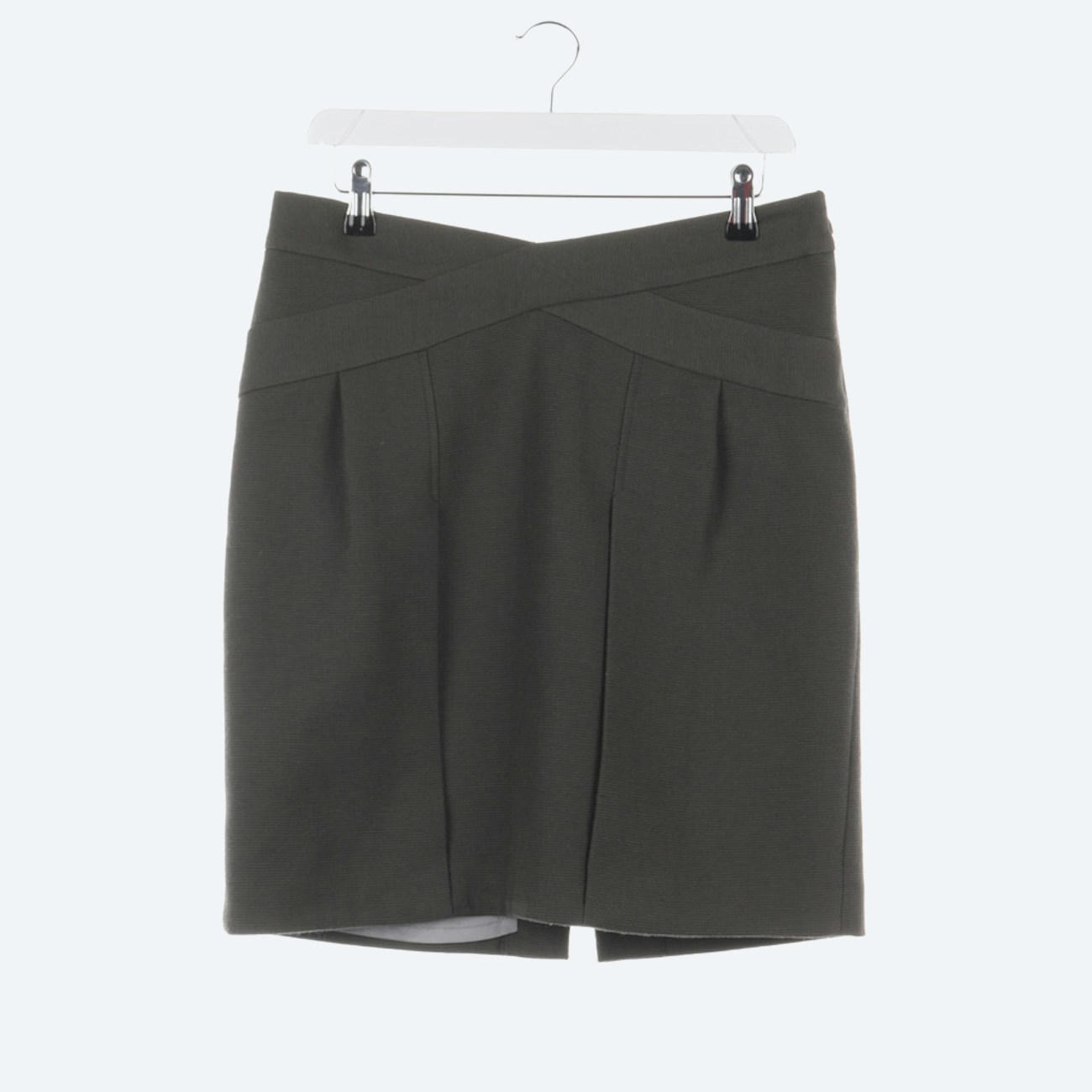 Image 1 of Skirt 38 Olivedrab in color Green | Vite EnVogue