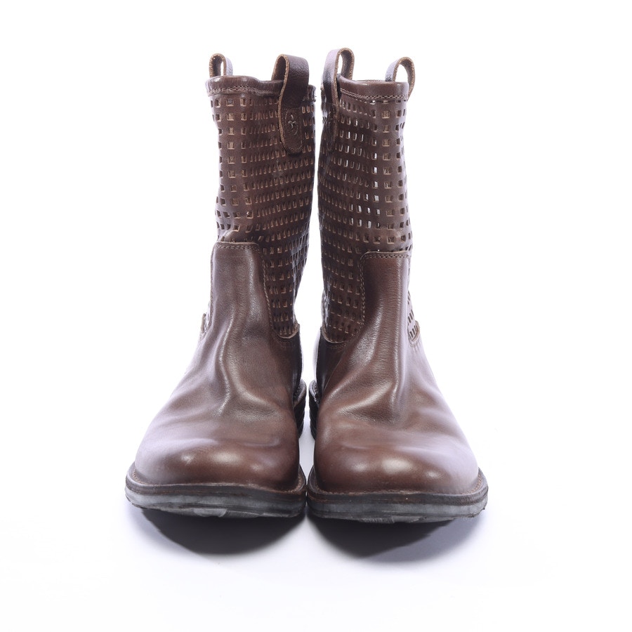 Image 2 of Ankle Boots EUR38 Brown in color Brown | Vite EnVogue