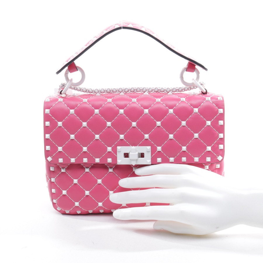 Image 4 of Rockstud Shoulder Bag Hotpink in color Pink | Vite EnVogue