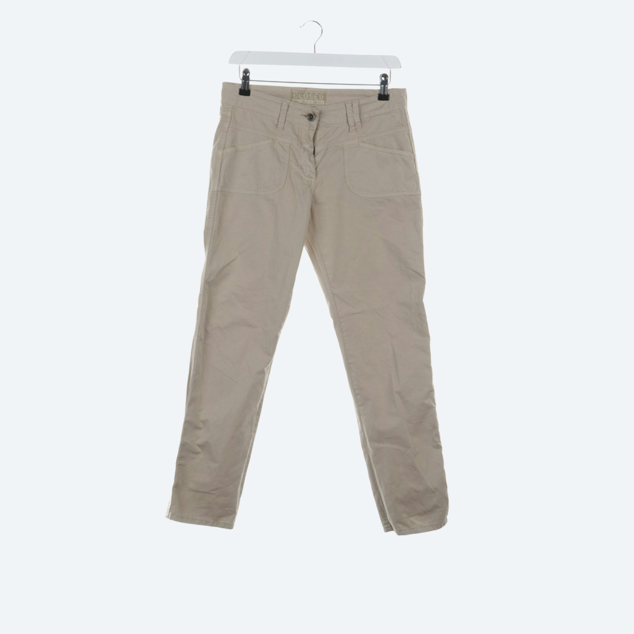 Image 1 of Trousers W27 Beige in color White | Vite EnVogue