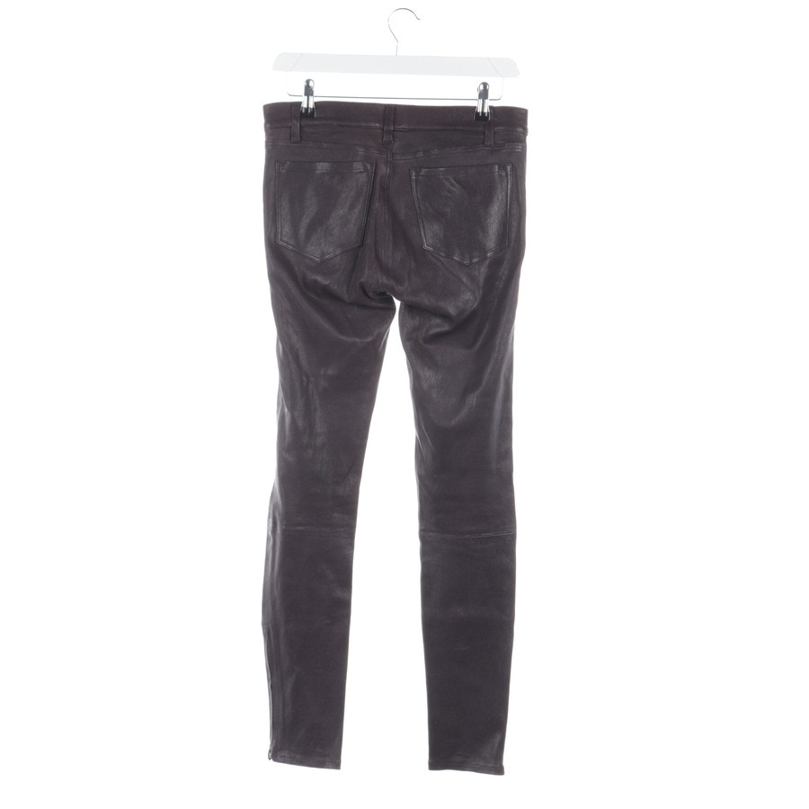 Image 2 of Leather Pants W29 Purple in color Purple | Vite EnVogue