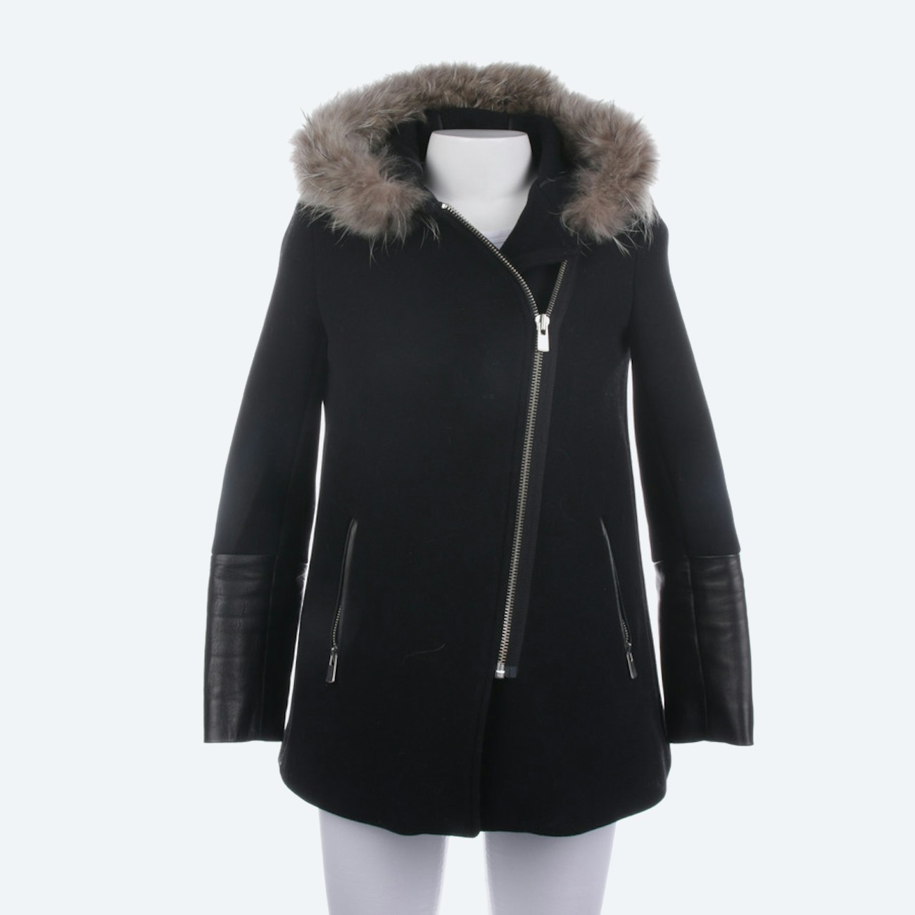 Image 1 of Winter Jacket 34 Black in color Black | Vite EnVogue