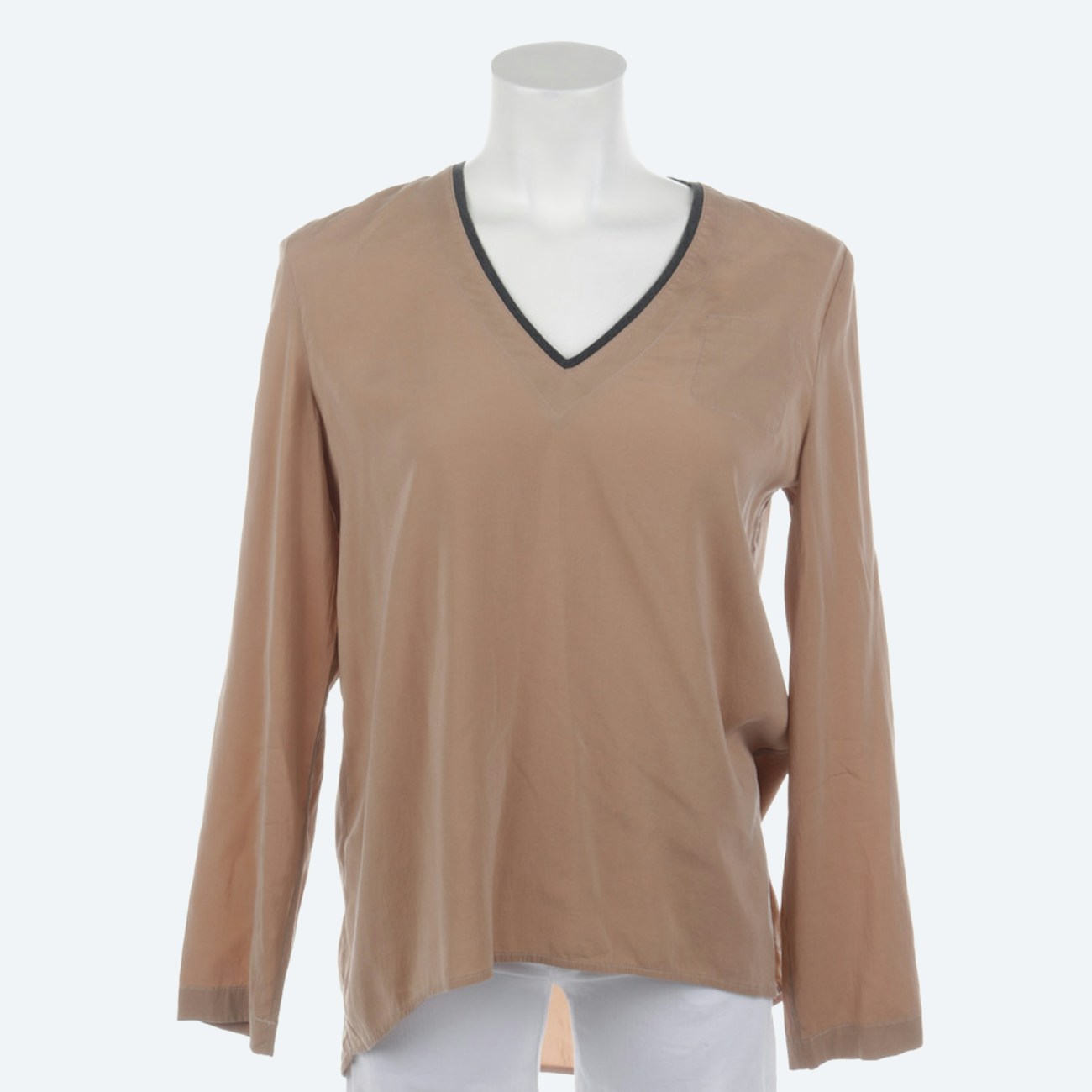 Image 1 of Shirt Blouse S Brown in color Brown | Vite EnVogue