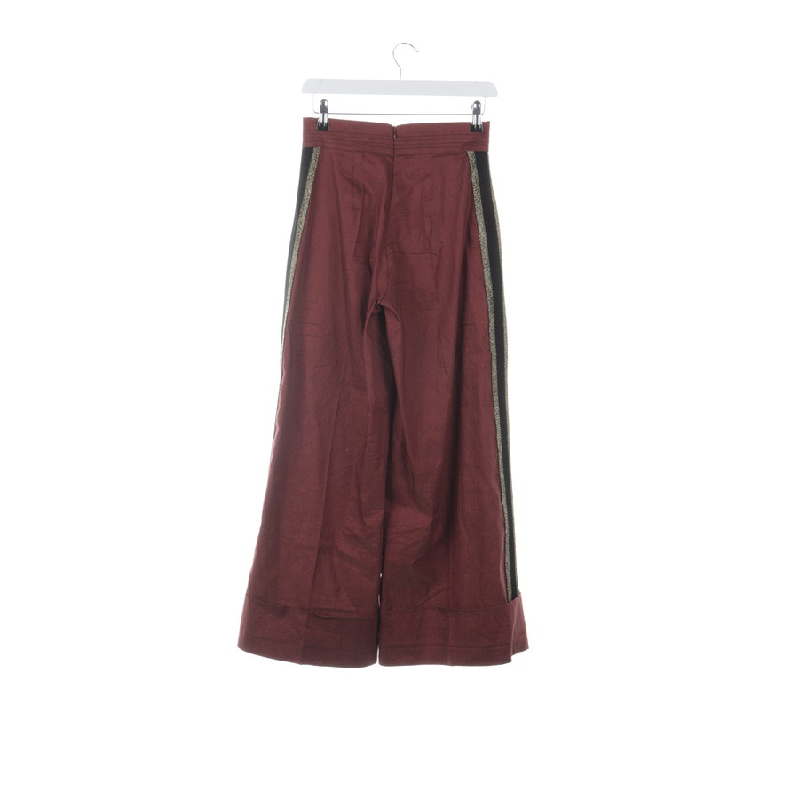 Image 2 of Trousers 40 Maroon in color Red | Vite EnVogue