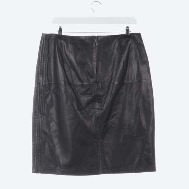 Image 2 of Leather Skirt 40 Black in color Black | Vite EnVogue
