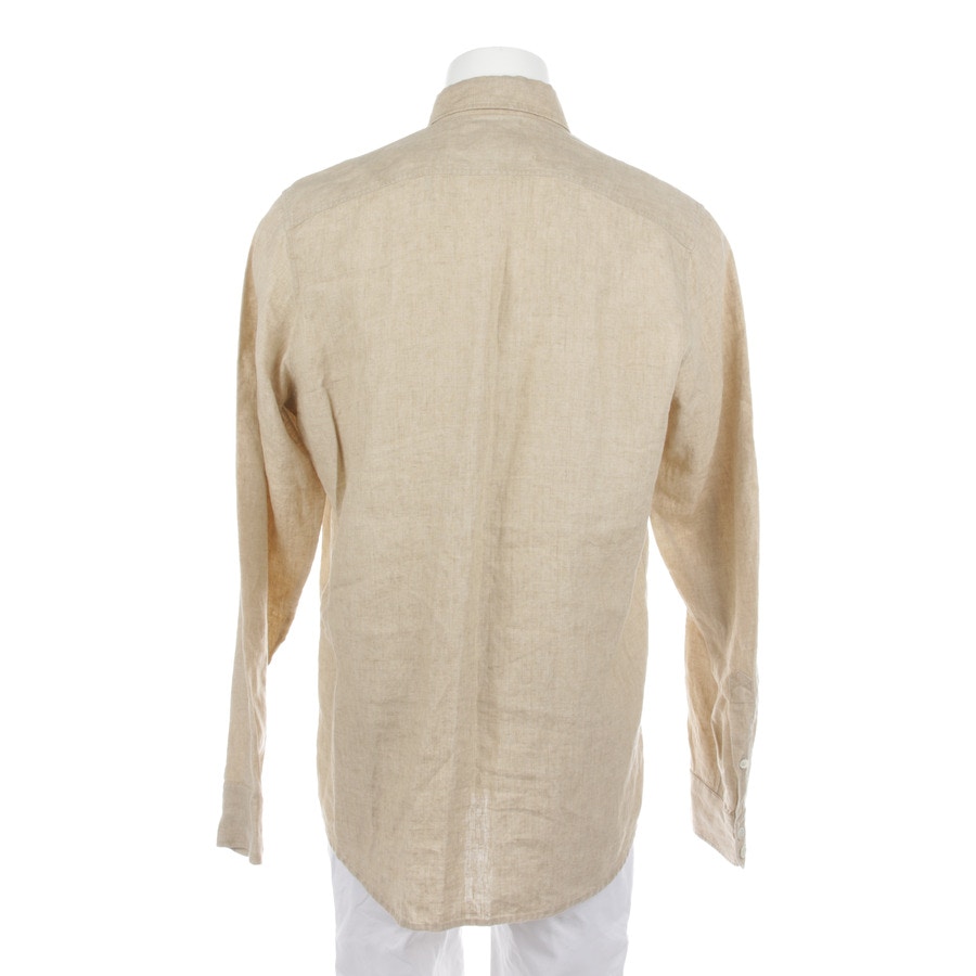 Image 2 of Linen Shirt S Tan in color Brown | Vite EnVogue