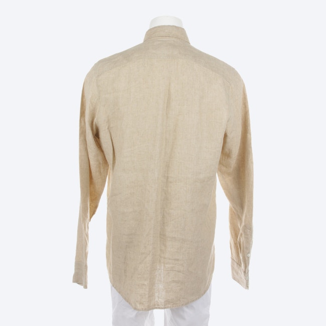 Image 2 of Linen Shirt S Tan in color Brown | Vite EnVogue