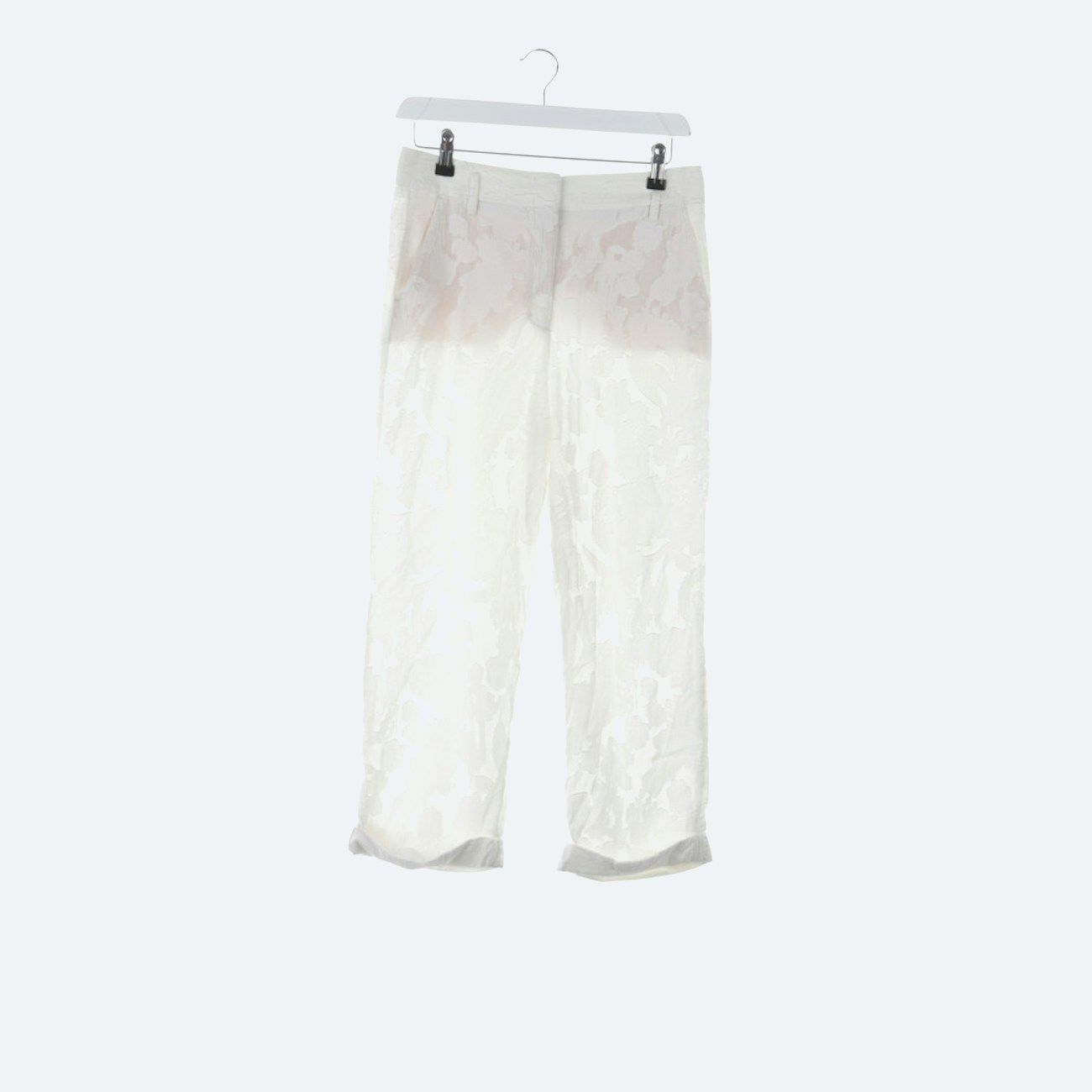 Image 1 of Trousers 34 Snow in color White | Vite EnVogue