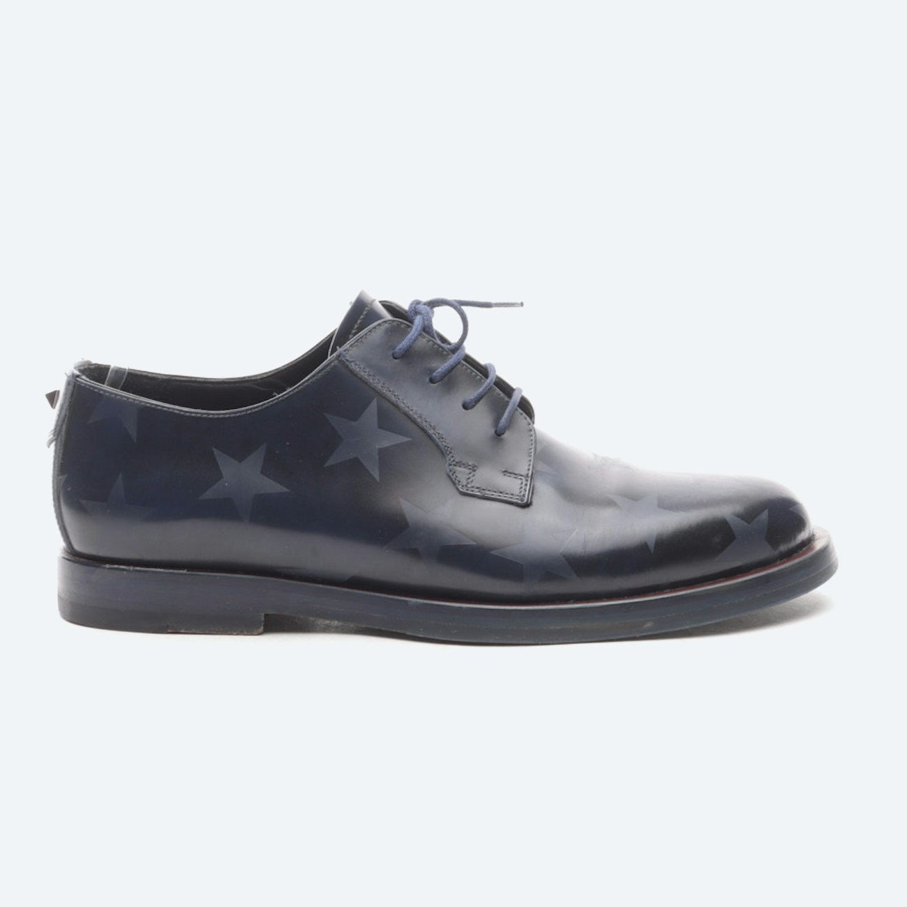 Image 1 of Rockstud Lace-Up Shoes EUR 40 Navy in color Blue | Vite EnVogue