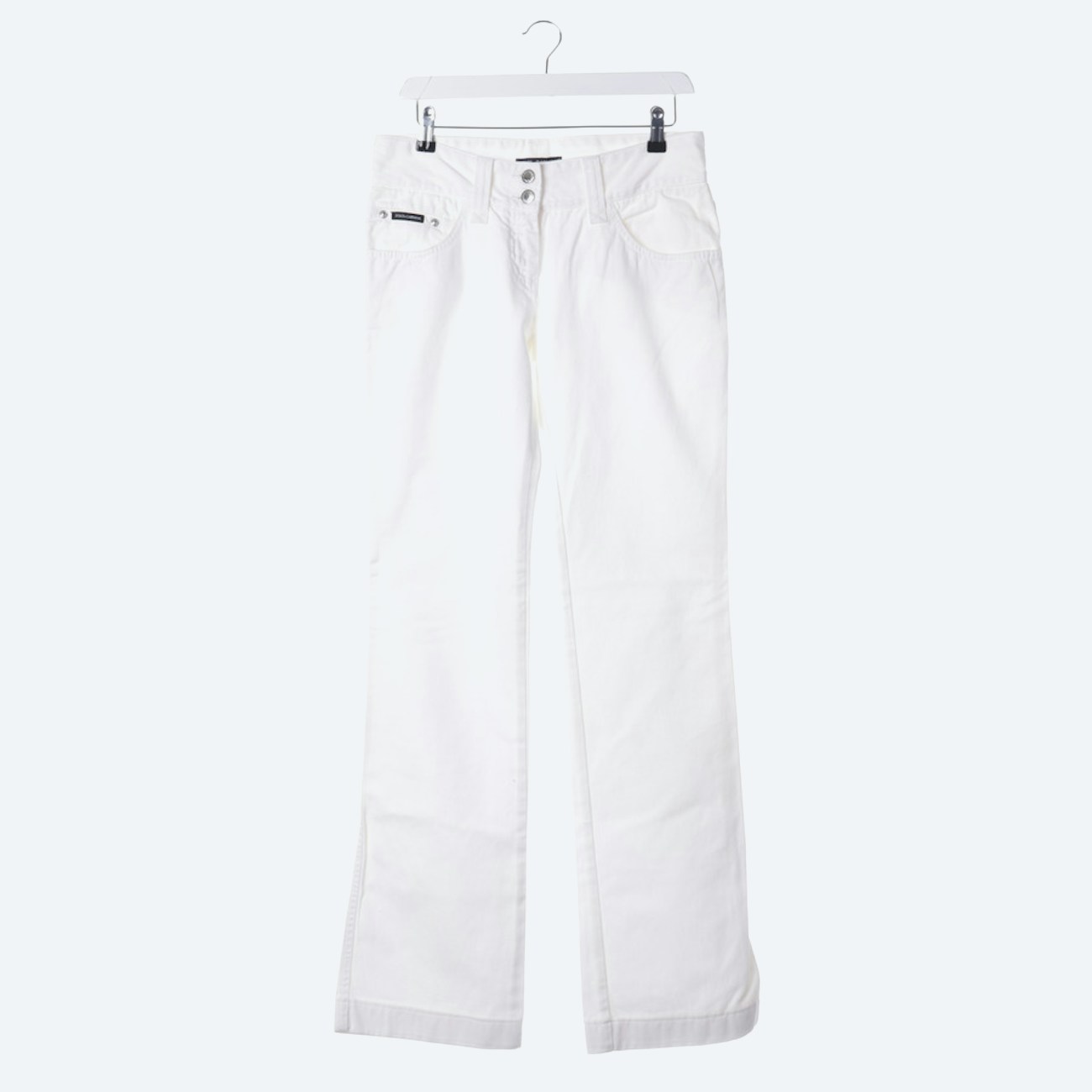 Image 1 of Jeans 38 White in color White | Vite EnVogue