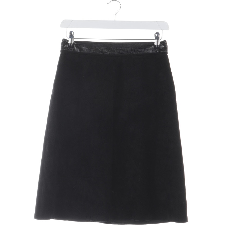 Image 1 of Leather Skirt W27 Black in color Black | Vite EnVogue