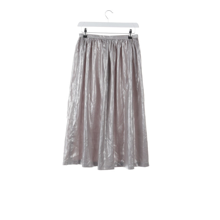 Image 1 of Skirt 38 Silver in color Metallic | Vite EnVogue