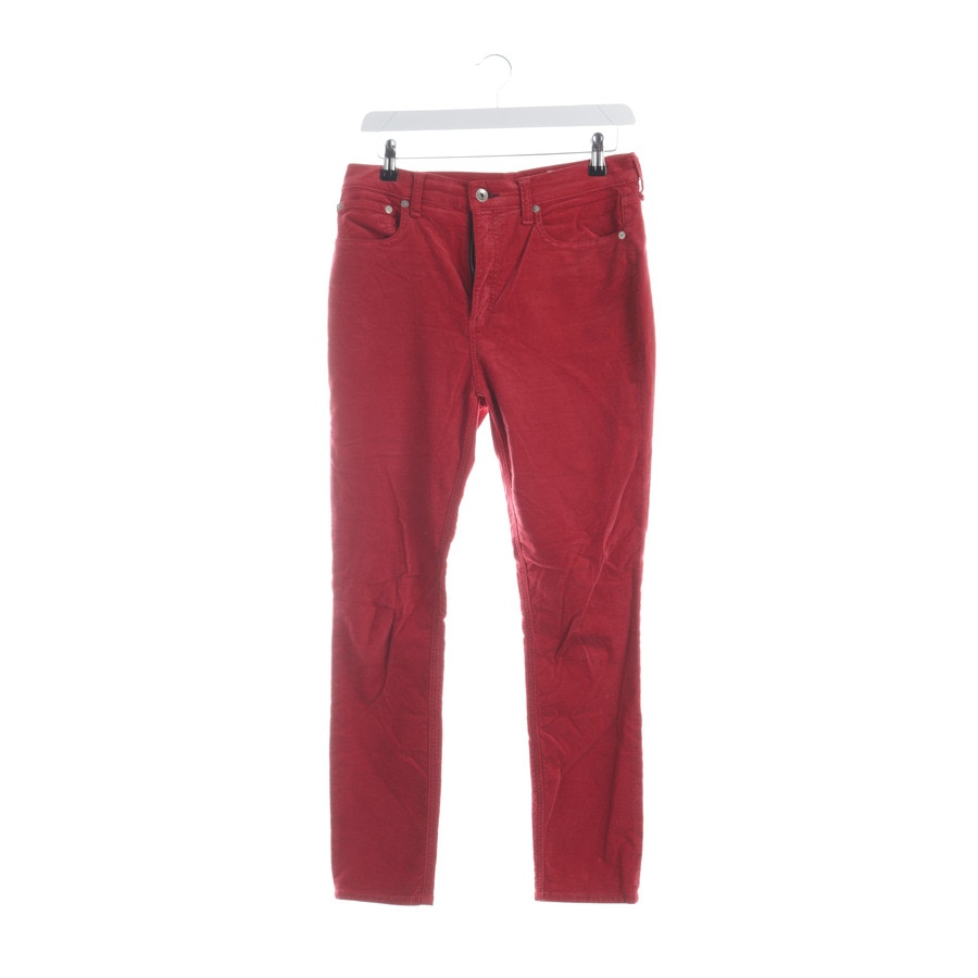 Image 1 of Velvet Pants W28 Red in color Red | Vite EnVogue