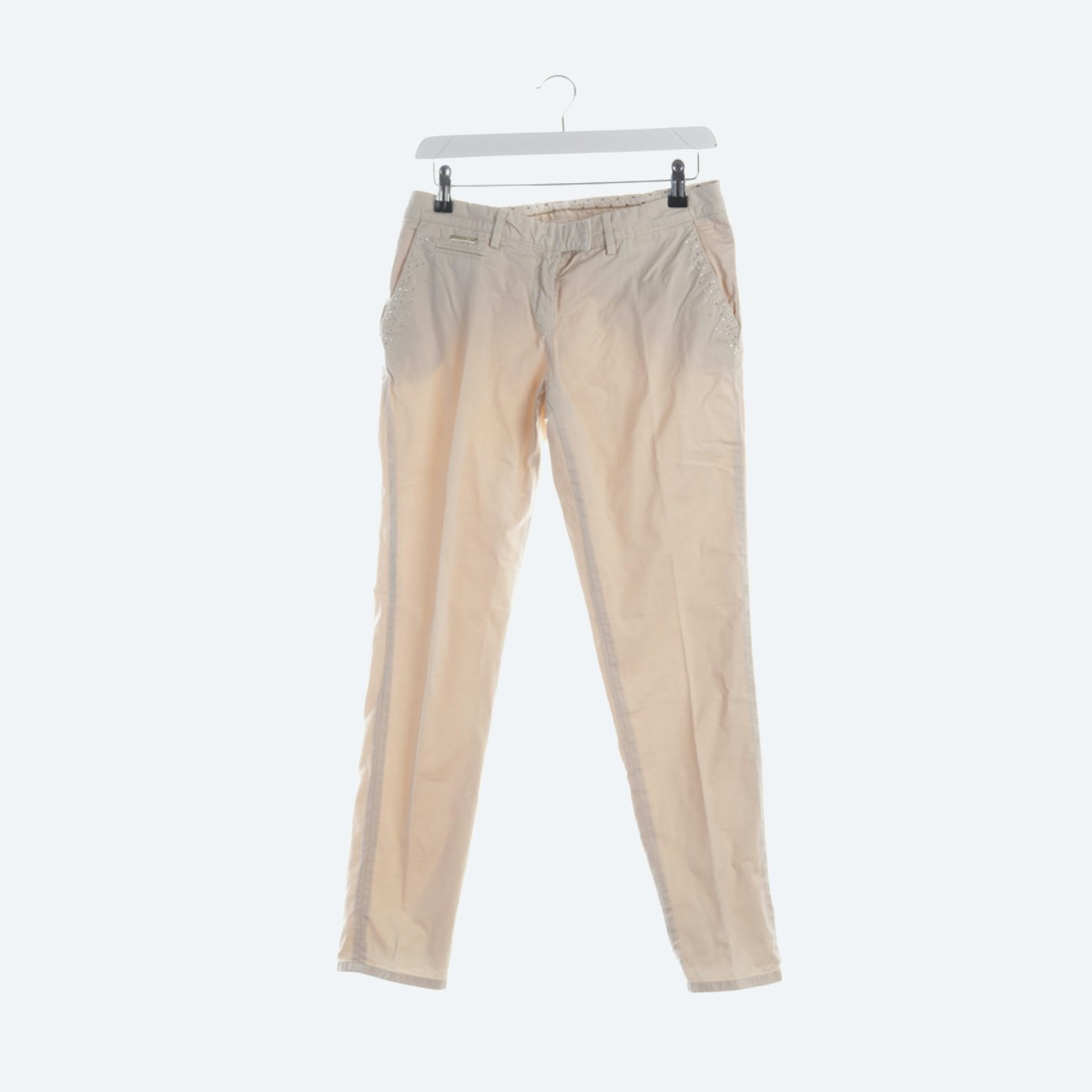 Image 1 of Trousers W28 Peach in color Yellow | Vite EnVogue