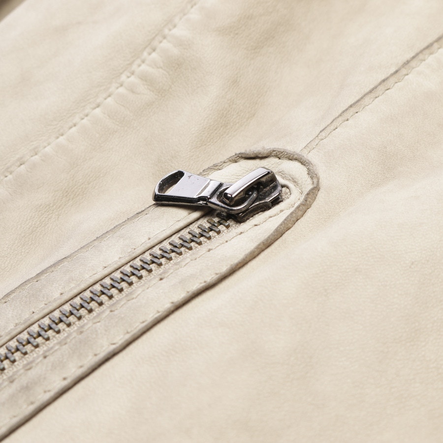 Image 4 of LeatherJacket 44 Beige in color White | Vite EnVogue