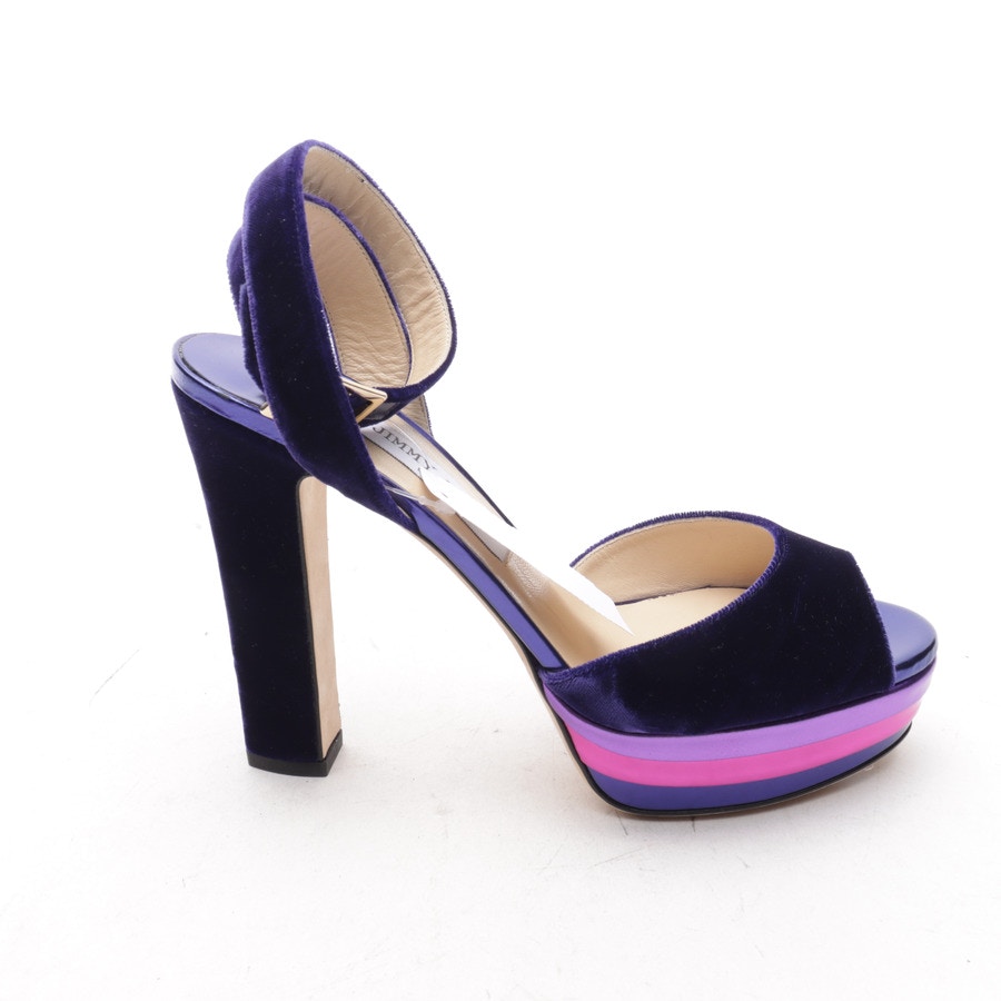 Image 1 of Heeled Sandals EUR 38.5 Indigo in color Purple | Vite EnVogue