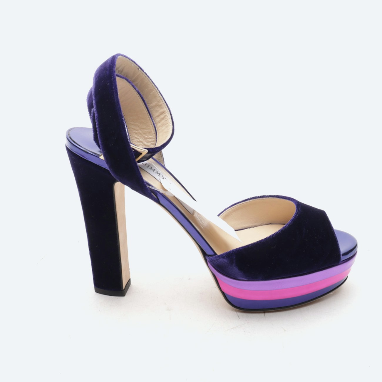 Image 1 of Heeled Sandals EUR 38.5 Indigo in color Purple | Vite EnVogue