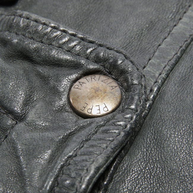 Image 4 of LeatherJacket 36 Gray green in color Gray | Vite EnVogue