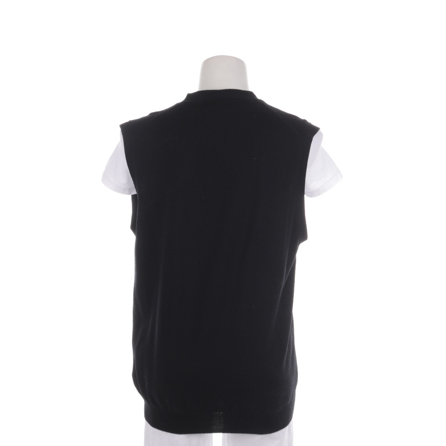 Image 2 of Wool Vest 42 Black in color Black | Vite EnVogue