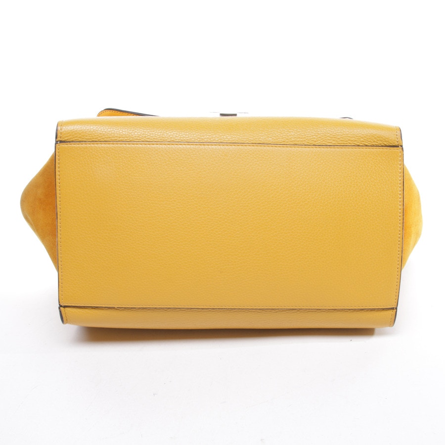Image 4 of Trapeze Medium Handbag Mustard Yellow in color Yellow | Vite EnVogue