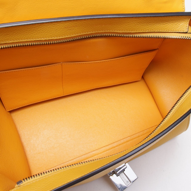 Image 5 of Trapeze Medium Handbag Mustard Yellow in color Yellow | Vite EnVogue