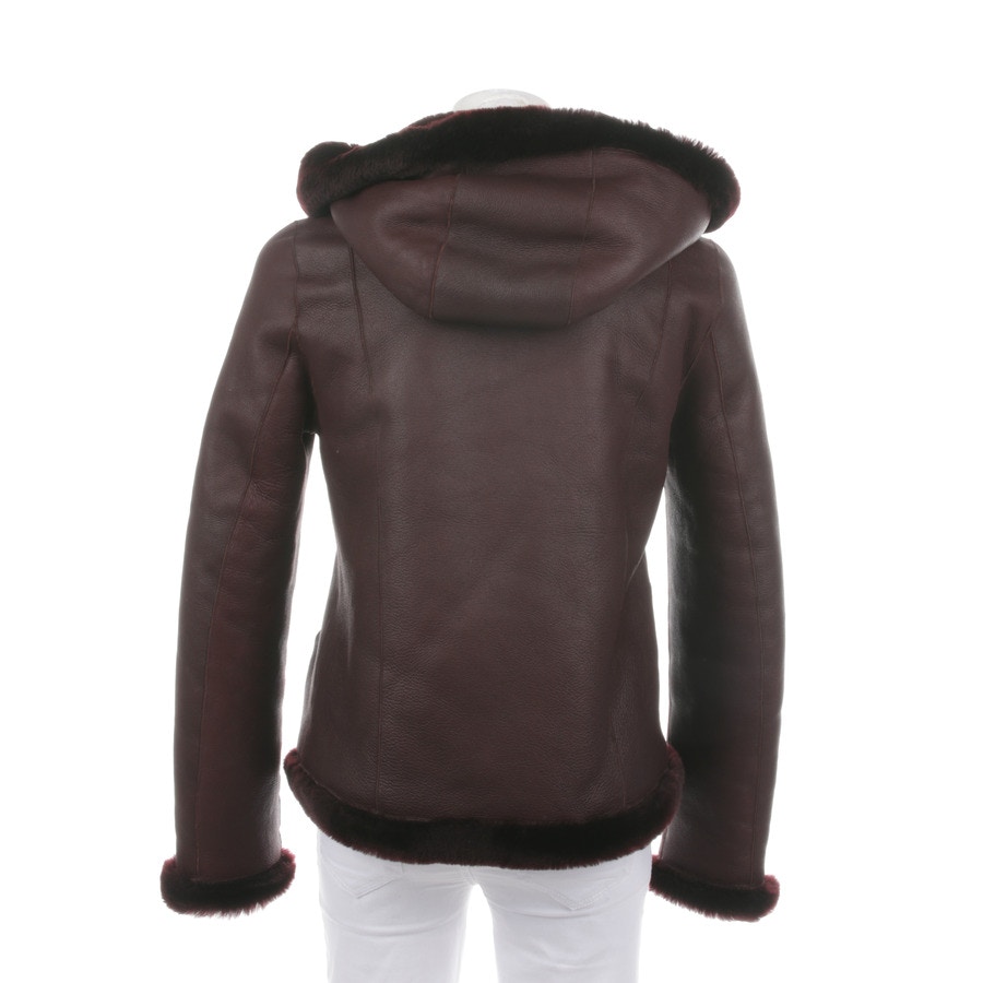 Image 2 of LeatherJacket XS Bordeaux in color Red | Vite EnVogue