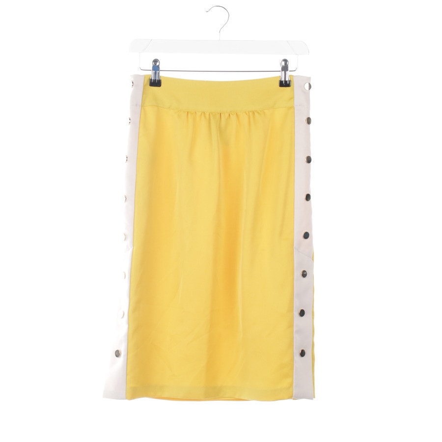 Image 1 of Skirt 34 Yellow in color Yellow | Vite EnVogue